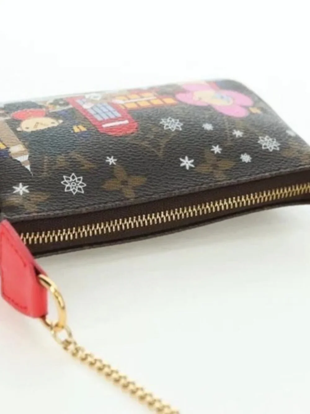 LOUIS VUITTON Vivienne Mini Pochette Accessoires Pouch M80863 LV Auth YKZ1367SAM